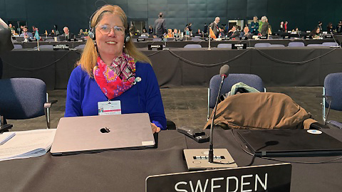 Mistra Biopaths programchef expert vid IPBES senaste möte