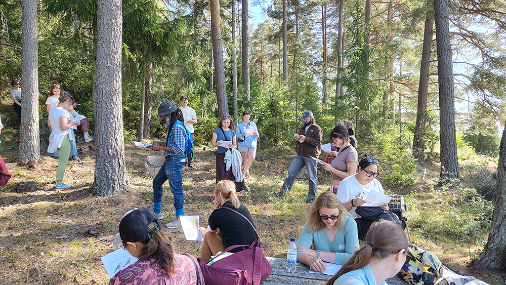 Mistra Environmental Communication samlade doktorander på en sommarskola. 